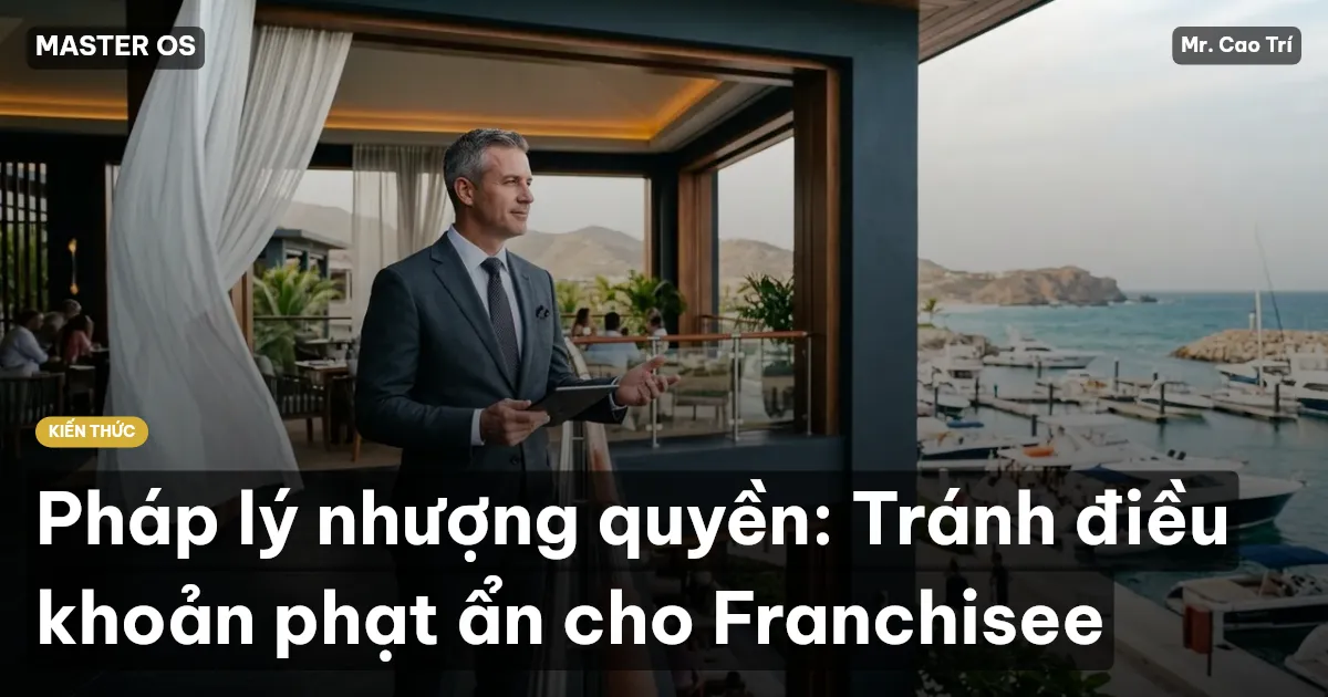 Pháp lý nhượng quyền: Tránh điều khoản phạt ẩn cho Franchisee