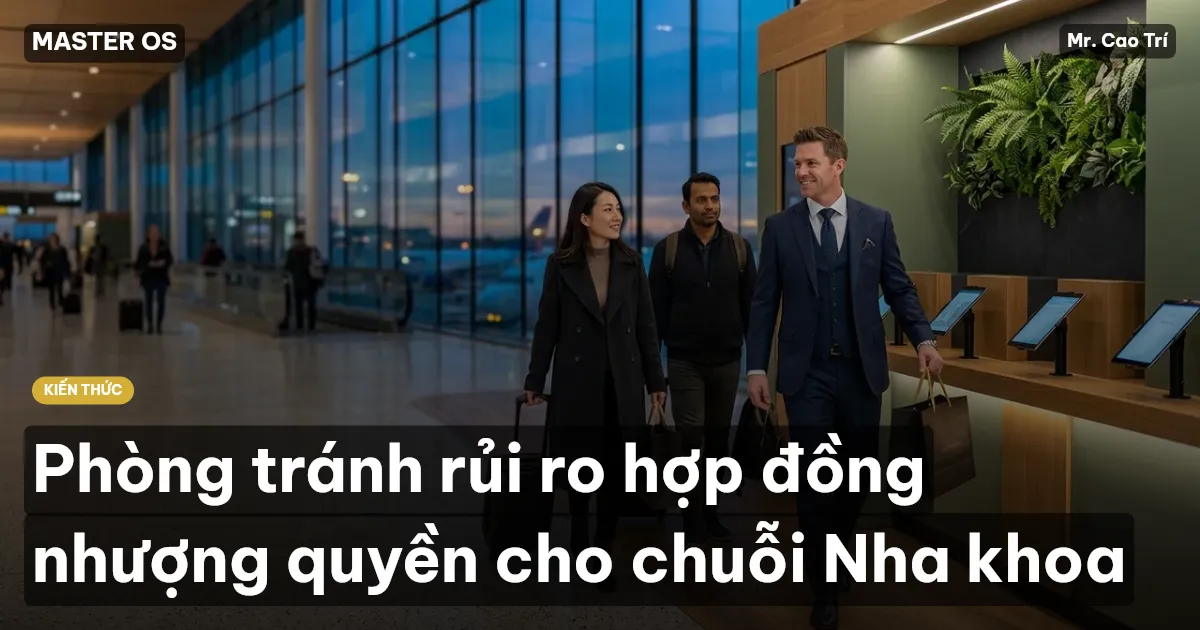 Phòng tránh rủi ro hợp đồng nhượng quyền cho chuỗi Nha khoa