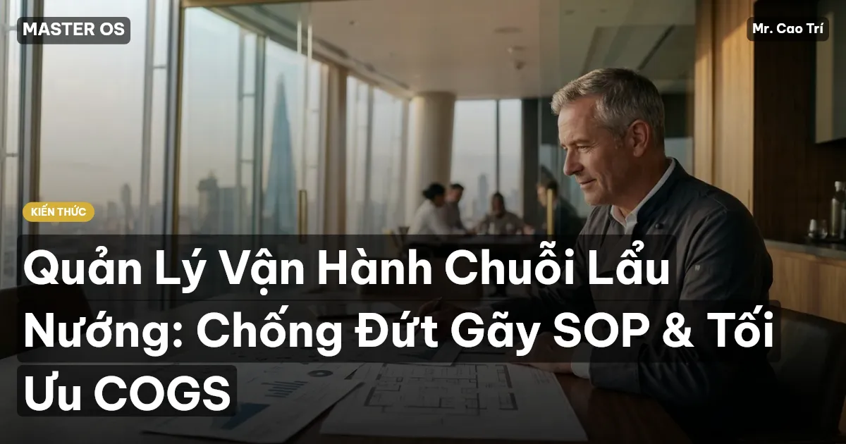 Quản Lý Vận Hành Chuỗi Lẩu Nướng: Chống Đứt Gãy SOP & Tối Ưu COGS
