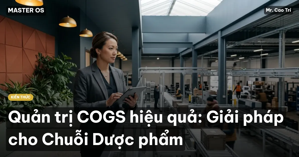 Quản trị COGS hiệu quả: Giải pháp cho Chuỗi Dược phẩm