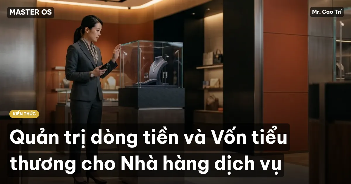Quản trị dòng tiền và Vốn tiểu thương cho Nhà hàng dịch vụ