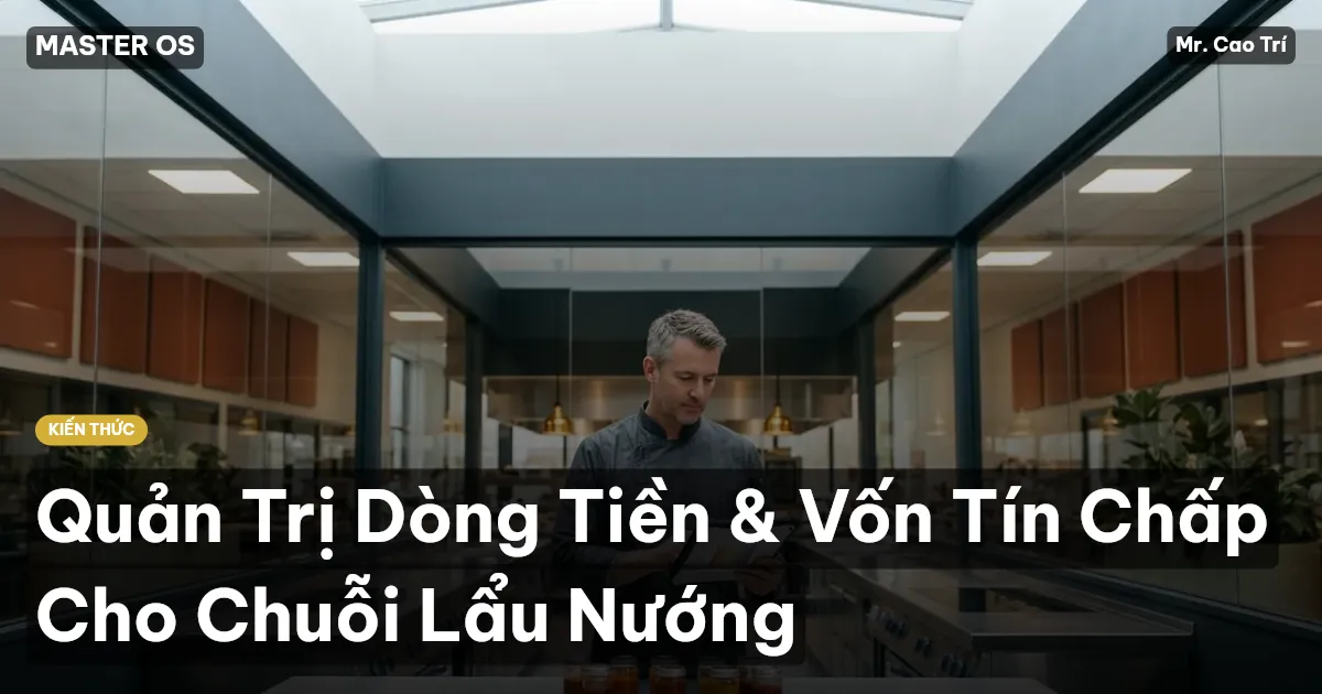 Quản Trị Dòng Tiền & Vốn Tín Chấp Cho Chuỗi Lẩu Nướng