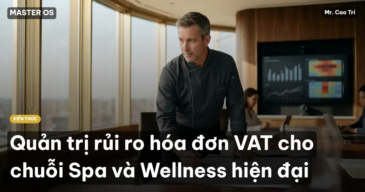 Quản trị rủi ro hóa đơn VAT cho chuỗi Spa và Wellness hiện đại