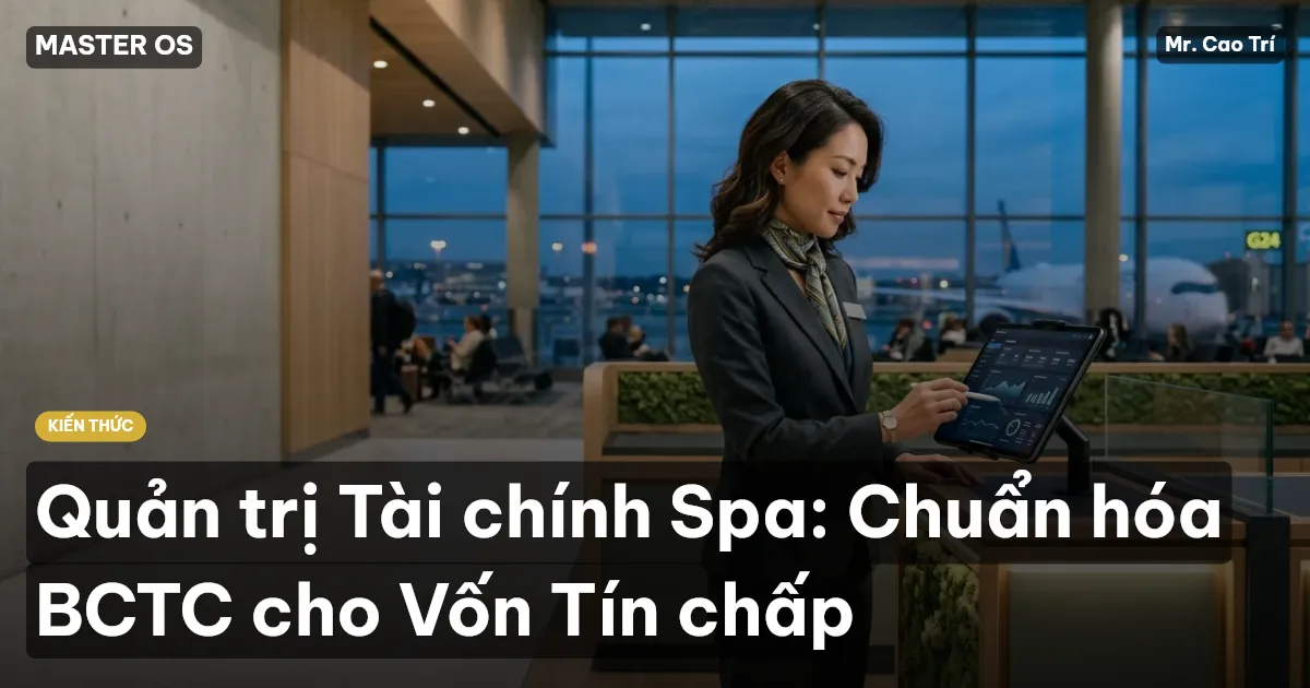 Quản trị Tài chính Spa: Chuẩn hóa BCTC cho Vốn Tín chấp