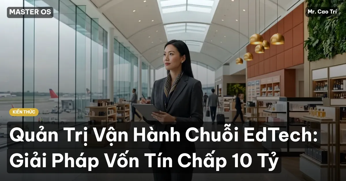 Quản Trị Vận Hành Chuỗi EdTech: Giải Pháp Vốn Tín Chấp 10 Tỷ