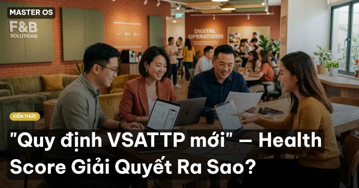"Quy định VSATTP mới" — Health Score Giải Quyết Ra Sao?