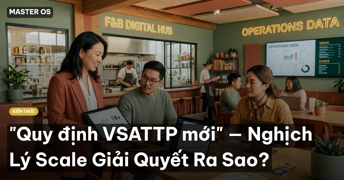 "Quy định VSATTP mới" — Nghịch Lý Scale Giải Quyết Ra Sao?