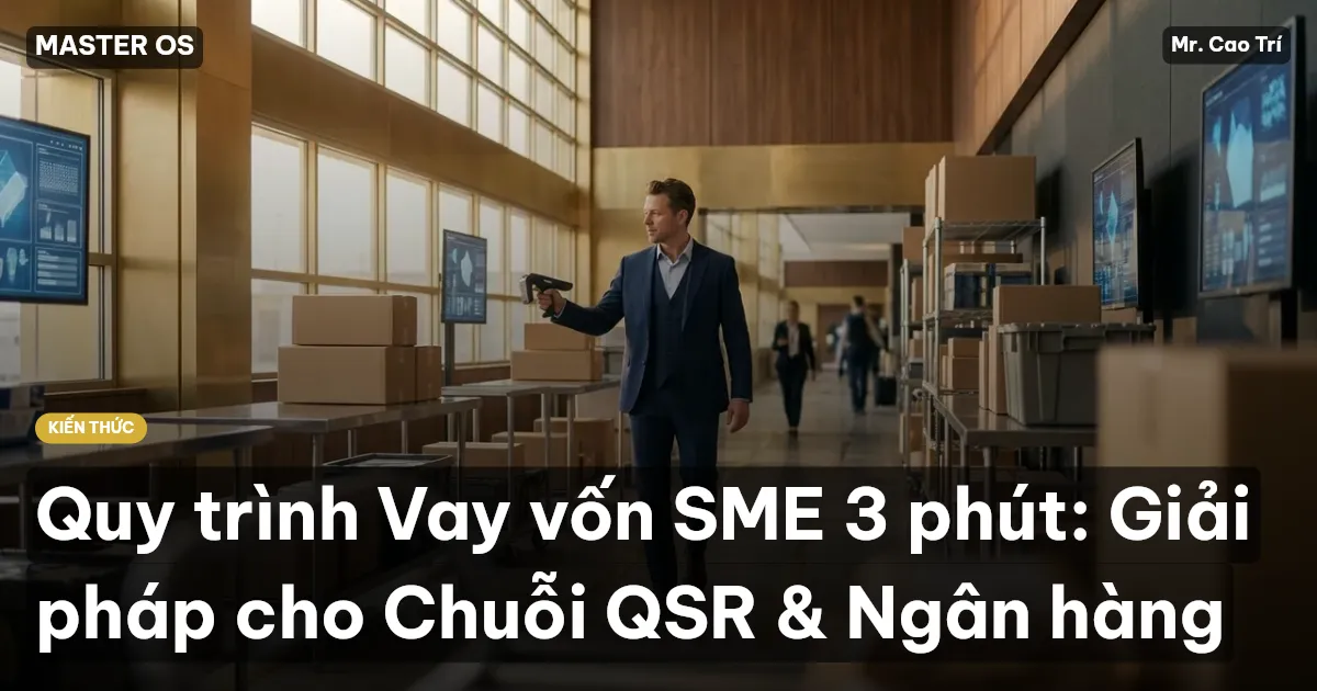 Quy trình Vay vốn SME 3 phút: Giải pháp cho Chuỗi QSR & Ngân hàng