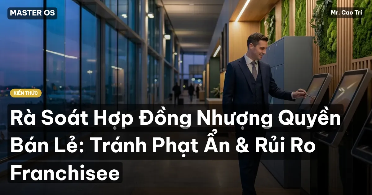 Rà Soát Hợp Đồng Nhượng Quyền Bán Lẻ: Tránh Phạt Ẩn & Rủi Ro Franchisee