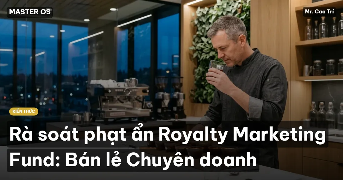 Rà soát phạt ẩn Royalty Marketing Fund: Bán lẻ Chuyên doanh