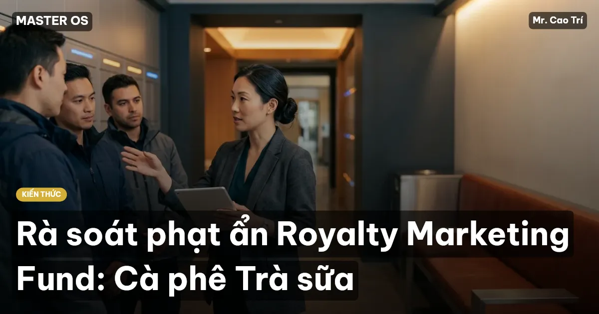 Rà soát phạt ẩn Royalty Marketing Fund: Cà phê Trà sữa