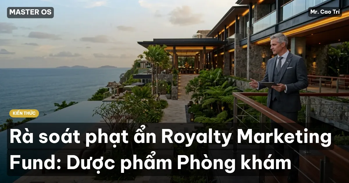 Rà soát phạt ẩn Royalty Marketing Fund: Dược phẩm Phòng khám