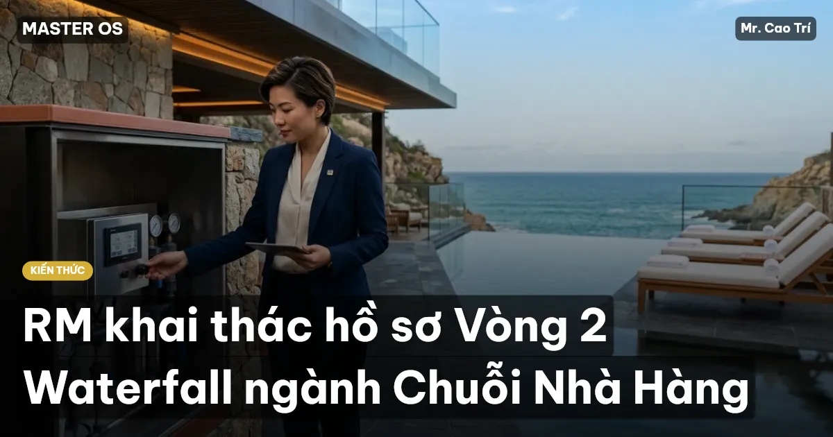 RM khai thác hồ sơ Vòng 2 Waterfall ngành Chuỗi Nhà Hàng