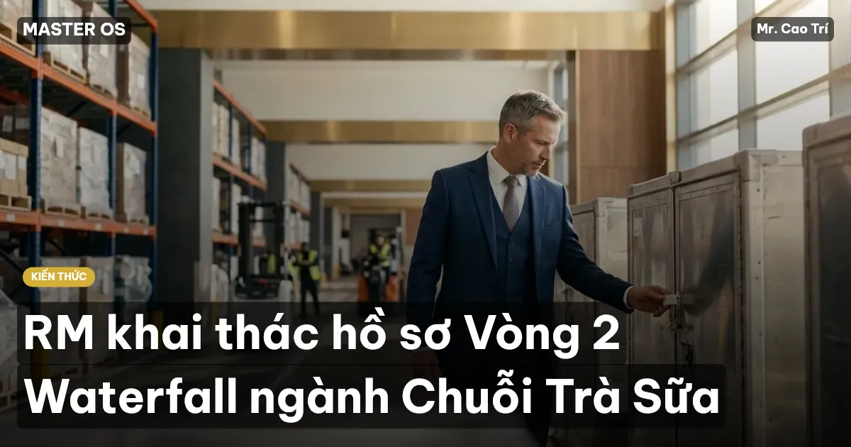 RM khai thác hồ sơ Vòng 2 Waterfall ngành Chuỗi Trà Sữa