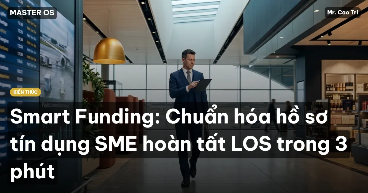 Smart Funding: Chuẩn hóa hồ sơ tín dụng SME hoàn tất LOS trong 3 phút