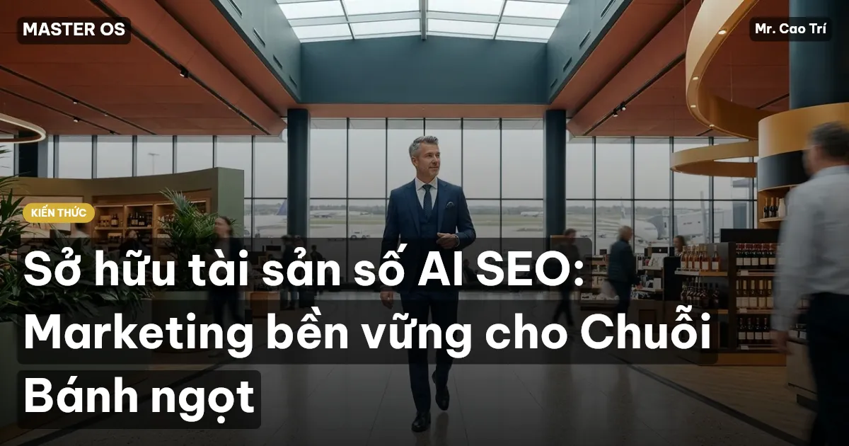 Sở hữu tài sản số AI SEO: Marketing bền vững cho Chuỗi Bánh ngọt