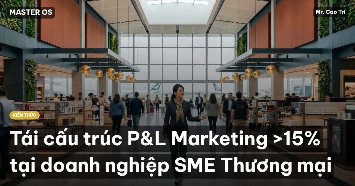 Tái cấu trúc P&L Marketing >15% tại doanh nghiệp SME Thương mại