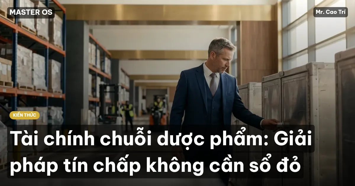 Tài chính chuỗi dược phẩm: Giải pháp tín chấp không cần sổ đỏ