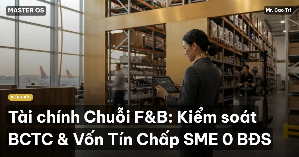 Tài chính Chuỗi F&B: Kiểm soát BCTC & Vốn Tín Chấp SME 0 BĐS