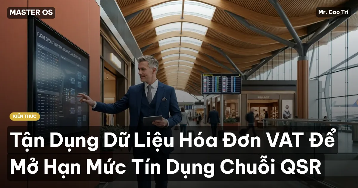 Tận Dụng Dữ Liệu Hóa Đơn VAT Để Mở Hạn Mức Tín Dụng Chuỗi QSR