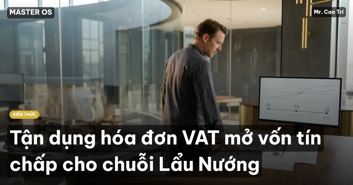 Tận dụng hóa đơn VAT mở vốn tín chấp cho chuỗi Lẩu Nướng