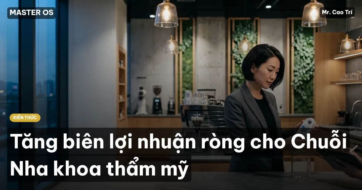 Tăng biên lợi nhuận ròng cho Chuỗi Nha khoa thẩm mỹ