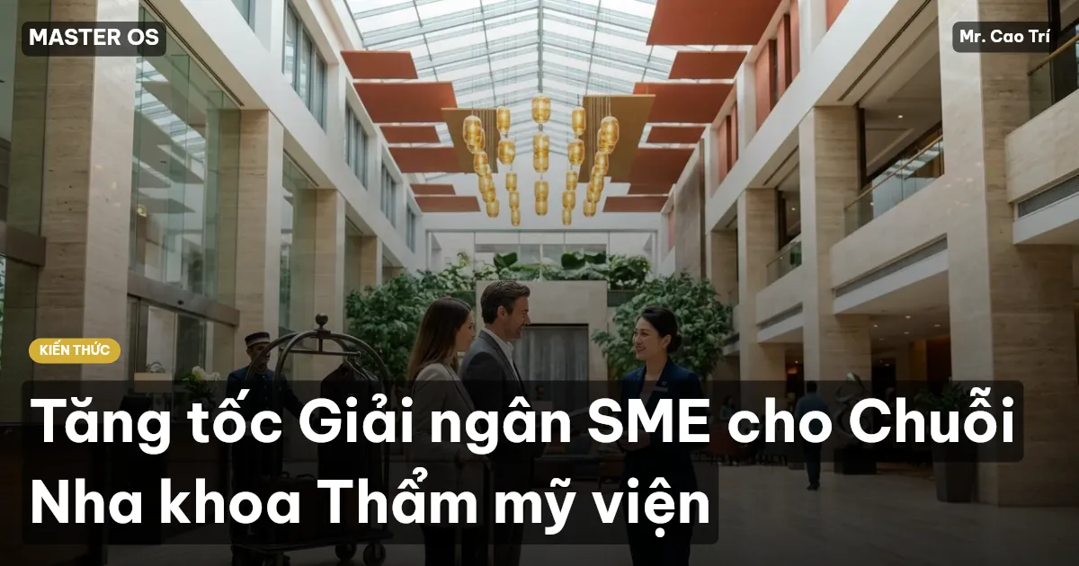 Tăng tốc Giải ngân SME cho Chuỗi Nha khoa Thẩm mỹ viện