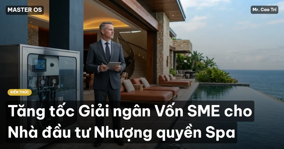 Tăng tốc Giải ngân Vốn SME cho Nhà đầu tư Nhượng quyền Spa
