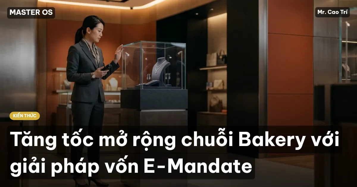 Tăng tốc mở rộng chuỗi Bakery với giải pháp vốn E-Mandate