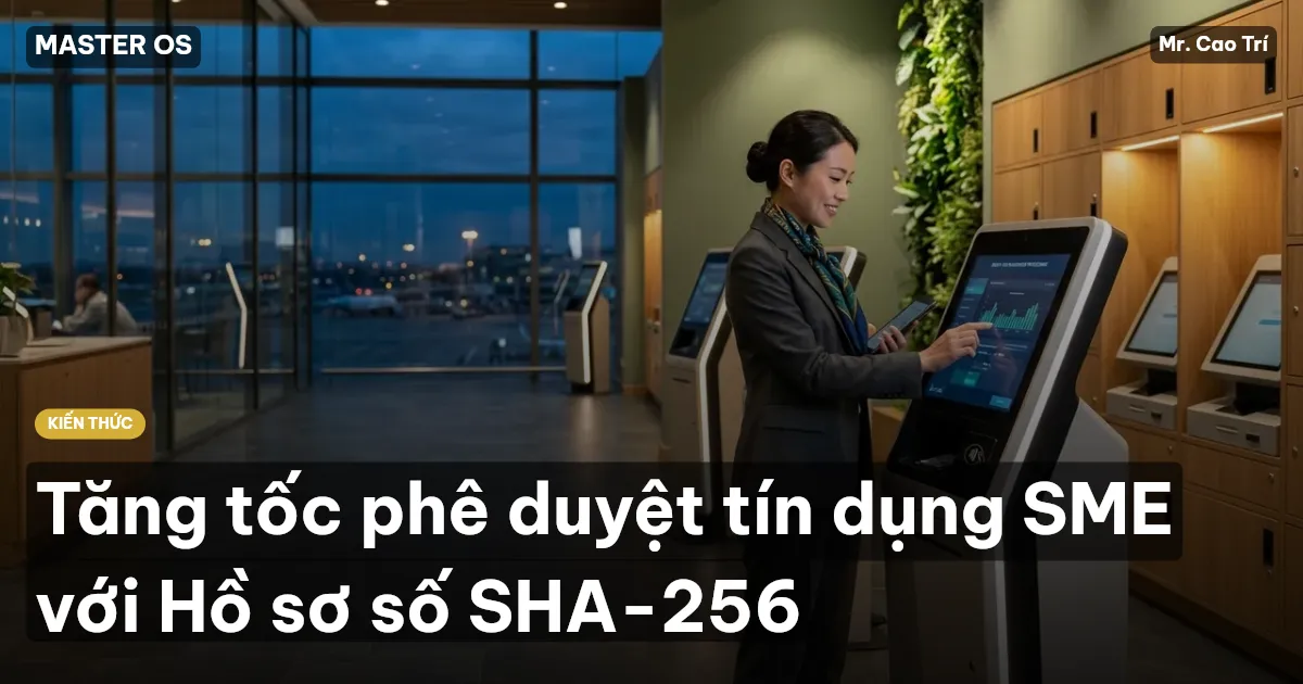 Tăng tốc phê duyệt tín dụng SME với Hồ sơ số SHA-256
