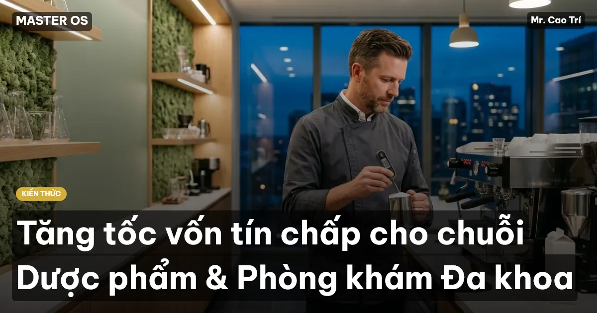 Tăng tốc vốn tín chấp cho chuỗi Dược phẩm & Phòng khám Đa khoa