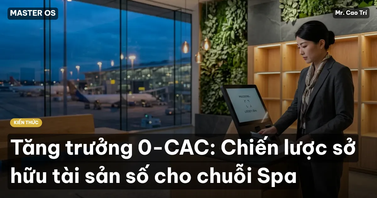 Tăng trưởng 0-CAC: Chiến lược sở hữu tài sản số cho chuỗi Spa