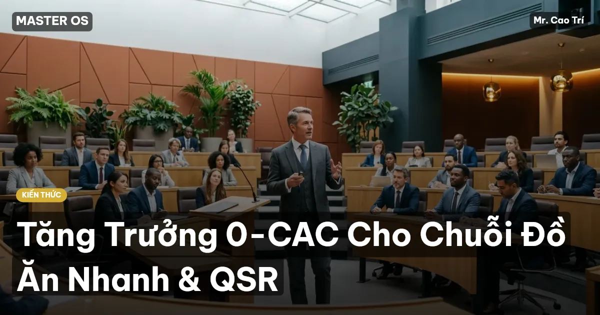 Tăng Trưởng 0-CAC Cho Chuỗi Đồ Ăn Nhanh & QSR