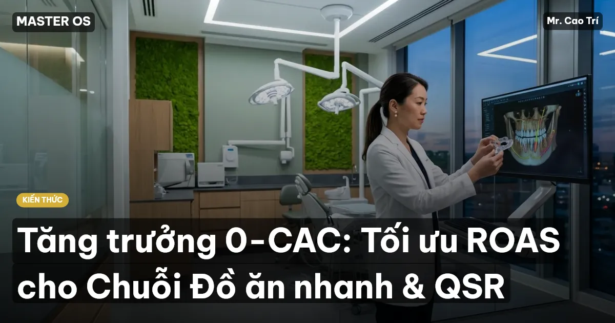 Tăng trưởng 0-CAC: Tối ưu ROAS cho Chuỗi Đồ ăn nhanh & QSR