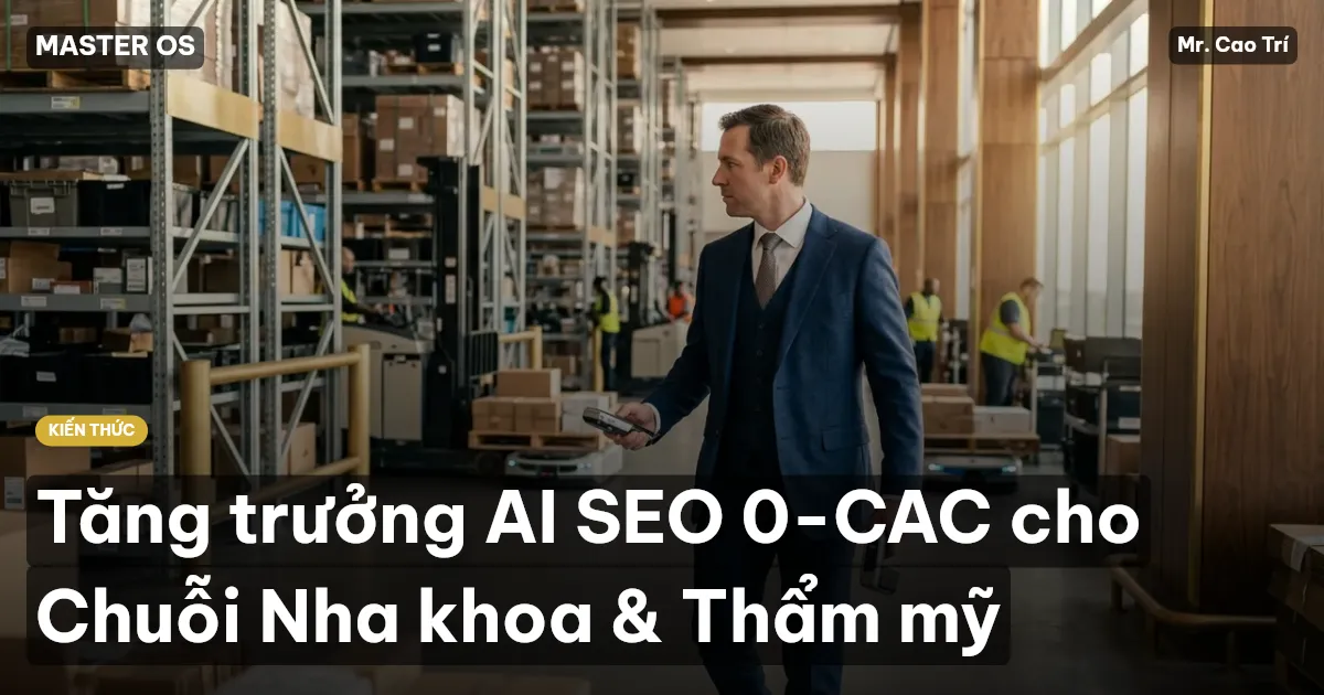 Tăng trưởng AI SEO 0-CAC cho Chuỗi Nha khoa & Thẩm mỹ