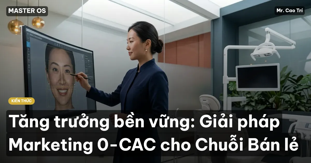 Tăng trưởng bền vững: Giải pháp Marketing 0-CAC cho Chuỗi Bán lẻ