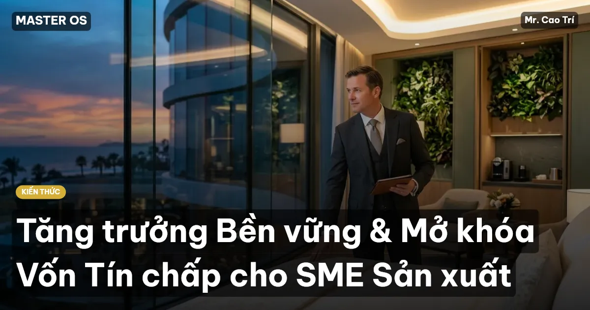 Tăng trưởng Bền vững & Mở khóa Vốn Tín chấp cho SME Sản xuất