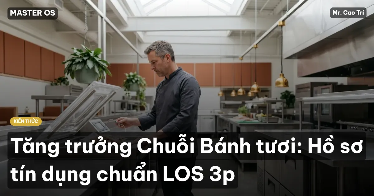 Tăng trưởng Chuỗi Bánh tươi: Hồ sơ tín dụng chuẩn LOS 3p