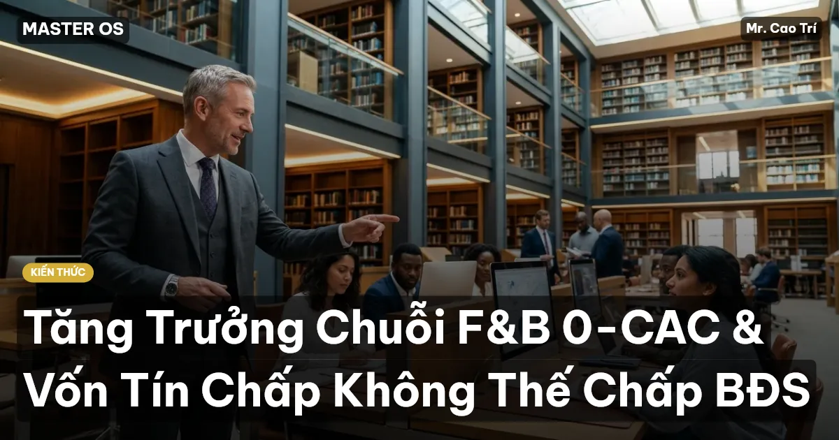 Tăng Trưởng Chuỗi F&B 0-CAC & Vốn Tín Chấp Không Thế Chấp BĐS