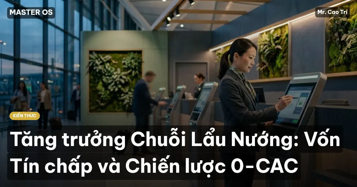 Tăng trưởng Chuỗi Lẩu Nướng: Vốn Tín chấp và Chiến lược 0-CAC