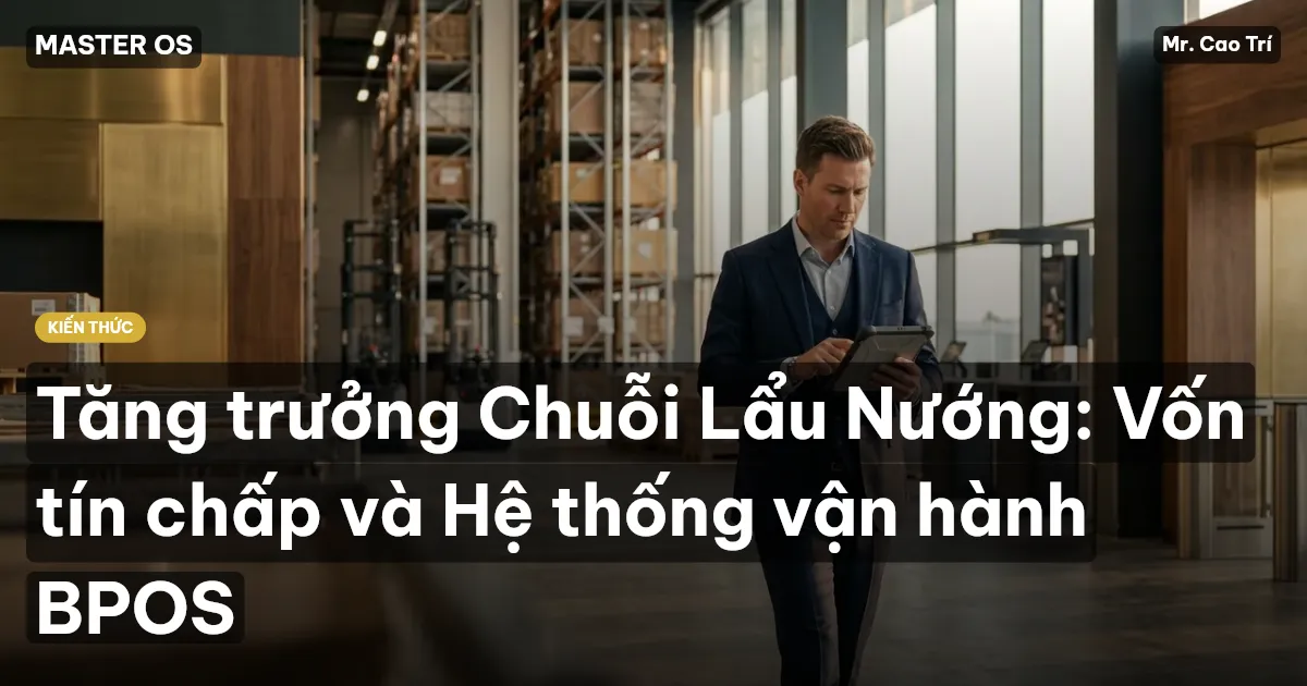 Tăng trưởng Chuỗi Lẩu Nướng: Vốn tín chấp và Hệ thống vận hành BPOS