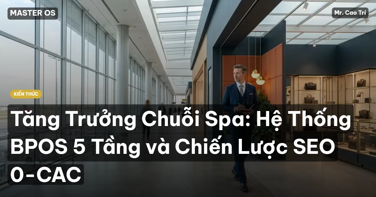 Tăng Trưởng Chuỗi Spa: Hệ Thống BPOS 5 Tầng và Chiến Lược SEO 0-CAC