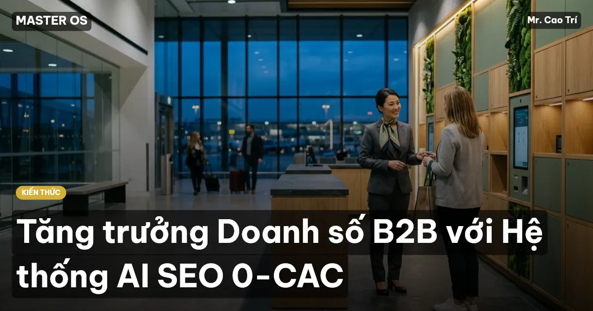 Tăng trưởng Doanh số B2B với Hệ thống AI SEO 0-CAC