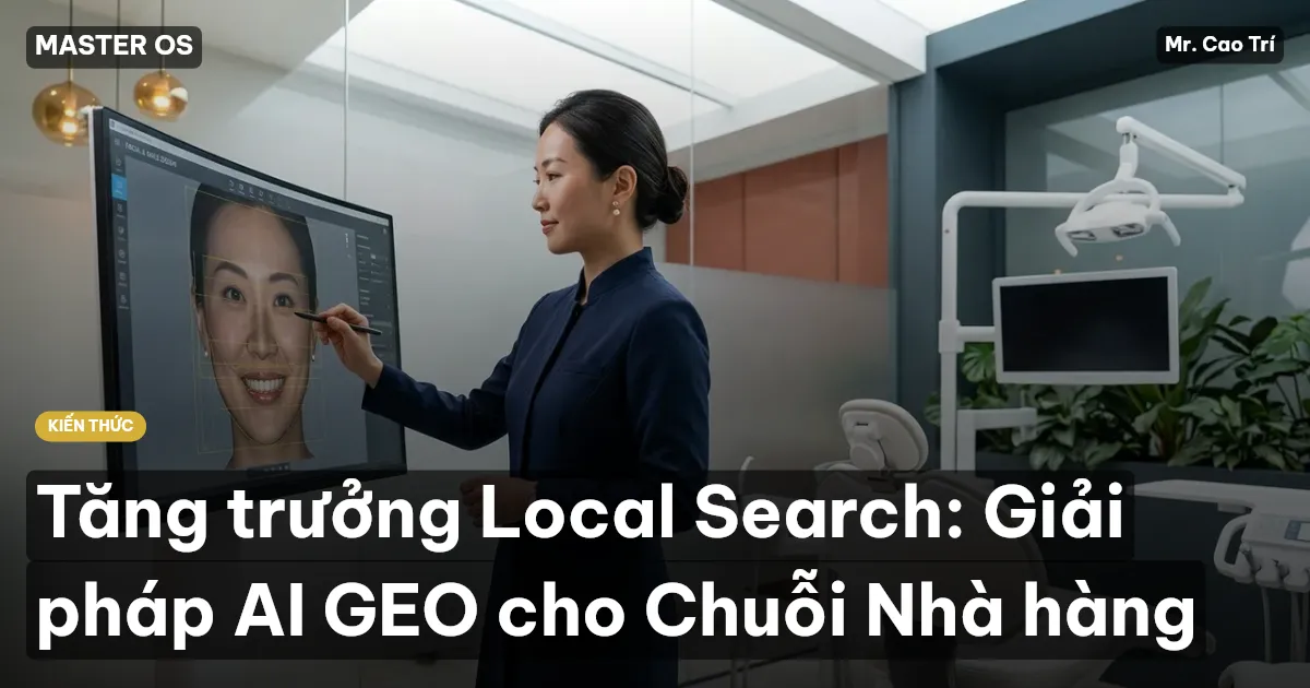 Tăng trưởng Local Search: Giải pháp AI GEO cho Chuỗi Nhà hàng