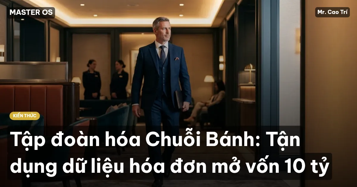 Tập đoàn hóa Chuỗi Bánh: Tận dụng dữ liệu hóa đơn mở vốn 10 tỷ