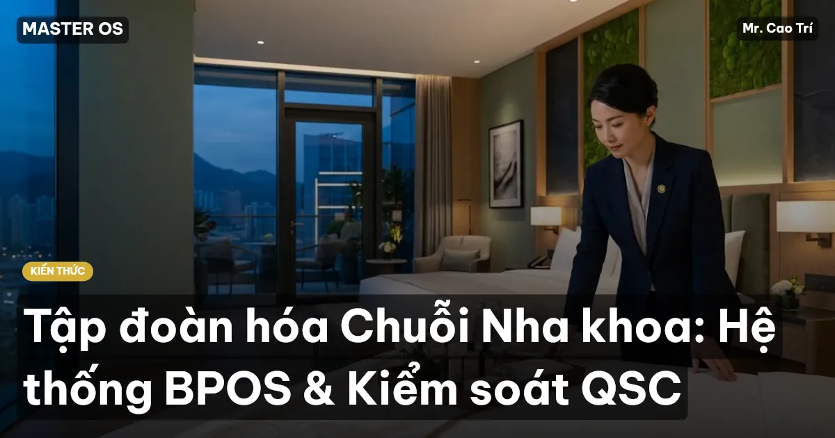 Tập đoàn hóa Chuỗi Nha khoa: Hệ thống BPOS & Kiểm soát QSC