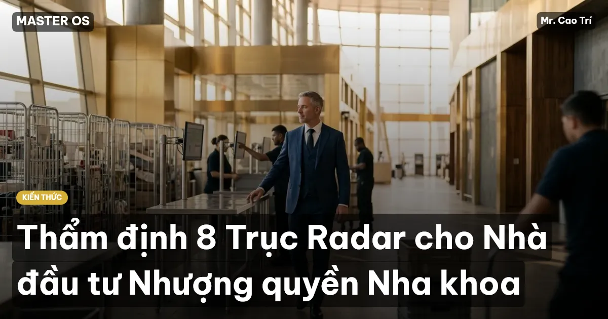 Thẩm định 8 Trục Radar cho Nhà đầu tư Nhượng quyền Nha khoa