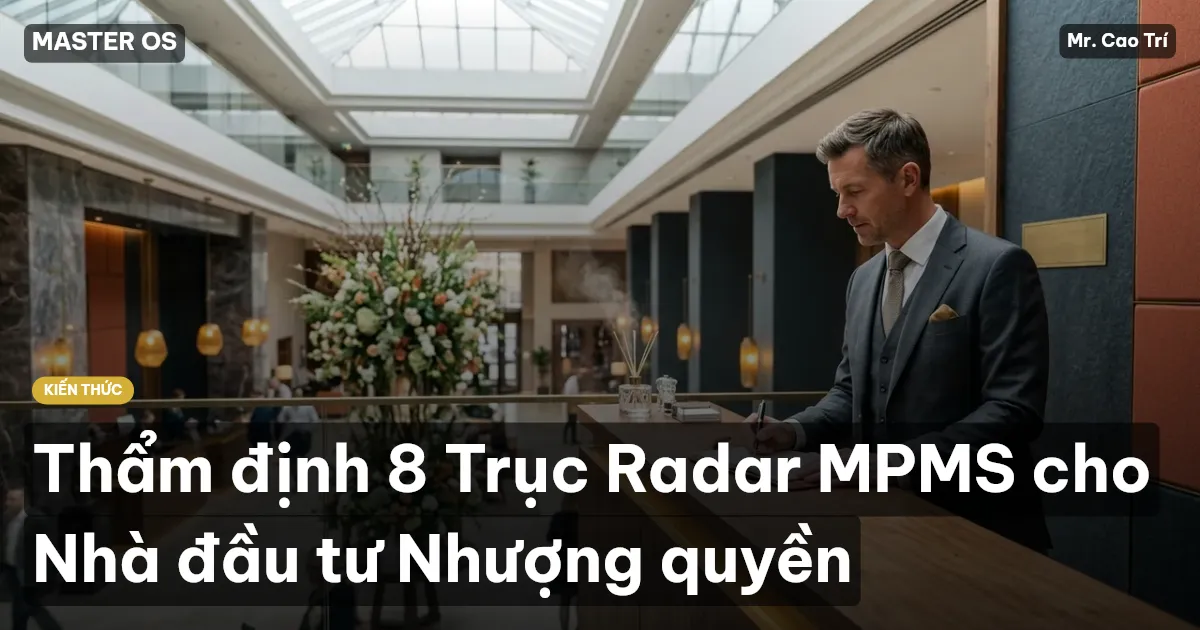Thẩm định 8 Trục Radar MPMS cho Nhà đầu tư Nhượng quyền