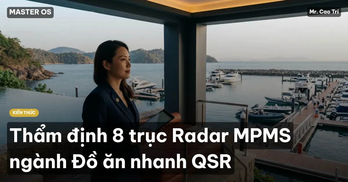 Thẩm định 8 trục Radar MPMS ngành Đồ ăn nhanh QSR