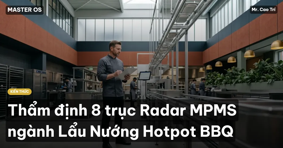 Thẩm định 8 trục Radar MPMS ngành Lẩu Nướng Hotpot BBQ